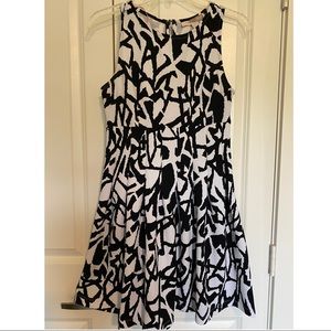 Black and White Cocktail Dress